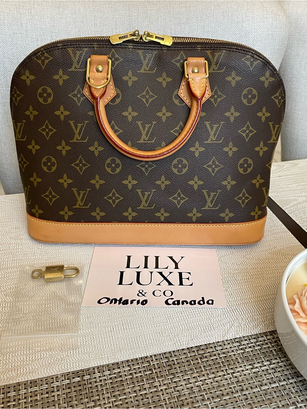 Preowned Louis Vuitton Monogram Alma  PM in excellent condition